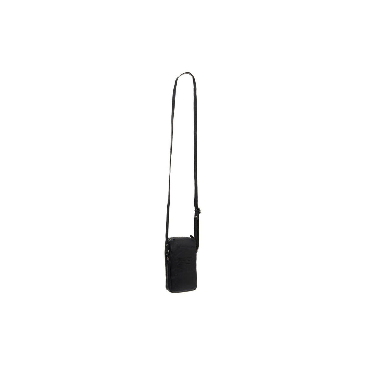 
Fotografie na postavě:  Alesund Pravá plnolícová kůže Phone Bag na modelovi v přirozeném denním světle