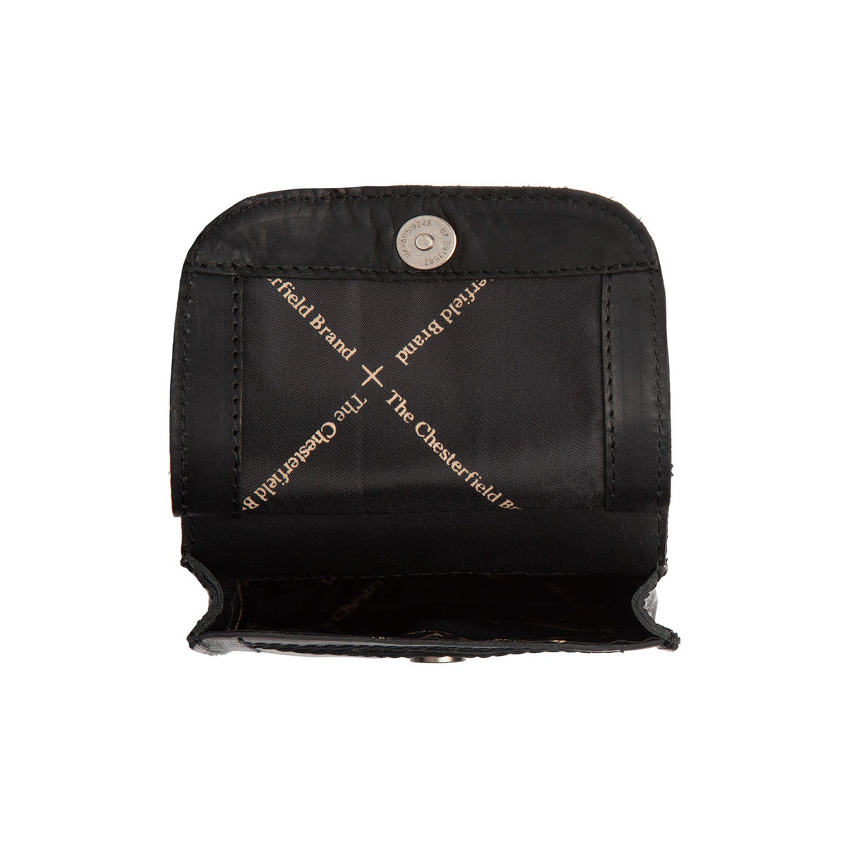 
Detailní pohled of Classic Collar & Heavy-Duty Zipper Hardware on Nebra Pravá plnolícová kůže Phone Bag