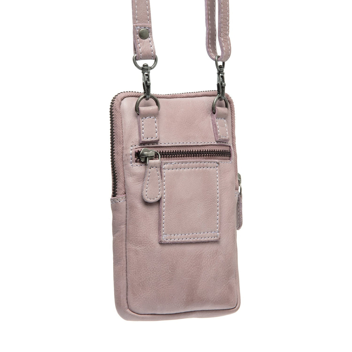 
Tailored Rib Cuffs & Hem Craftsmanship Construction Detail on Salta Pravá plnolícová kůže Phone Bag