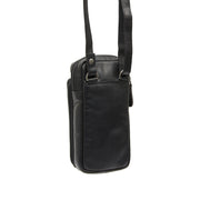 
Fotografie na postavě:  Valdes Pravá plnolícová kůže Phone Bag na modelovi v přirozeném denním světle