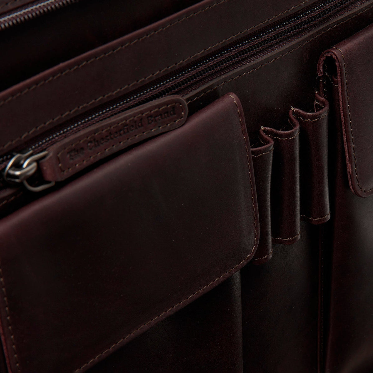 
Brown Leather Portfolio Moreton pro Dámy pro Dámy, detail view 3