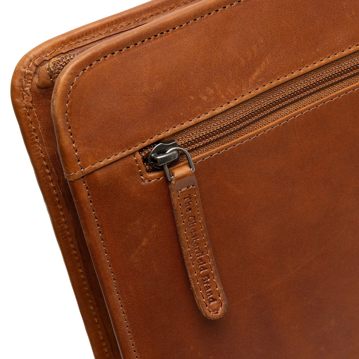 
Cognac Leather Portfolio Moreton pro Dámy pro Dámy, detail view 4