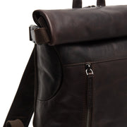 
Mazara Pravá plnolícová kůže Roll-top Backpack – alternate product view 2
