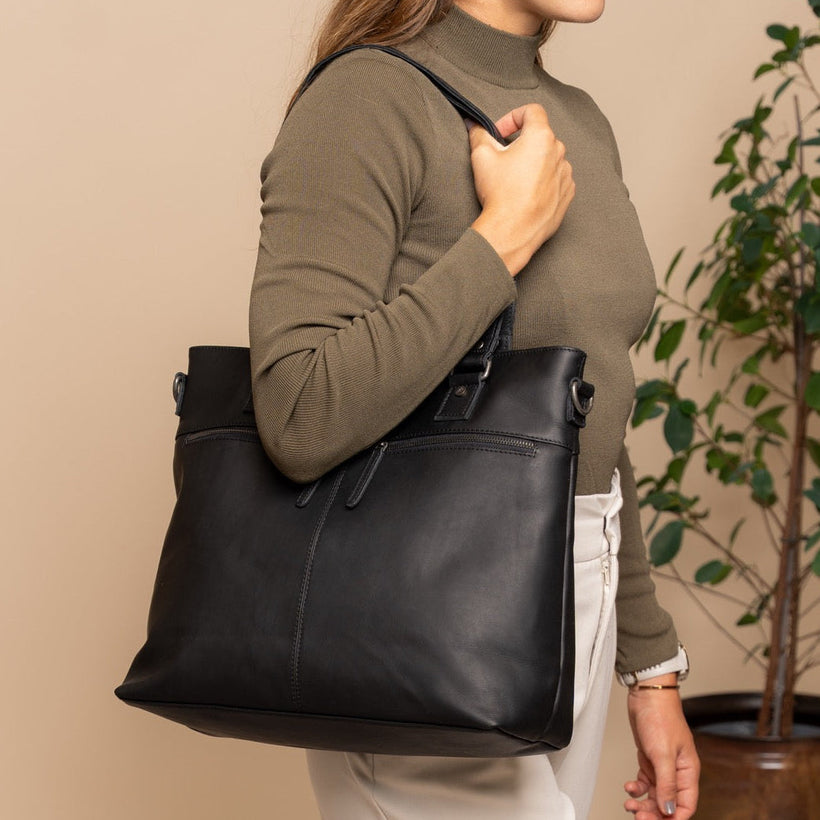 Rome Full-Grain Leather Shopper dámská