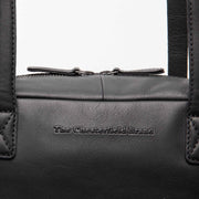 
Classic 100% Full-Grain leather Bag - Zadní pohled se zesílenými koženými popruhy