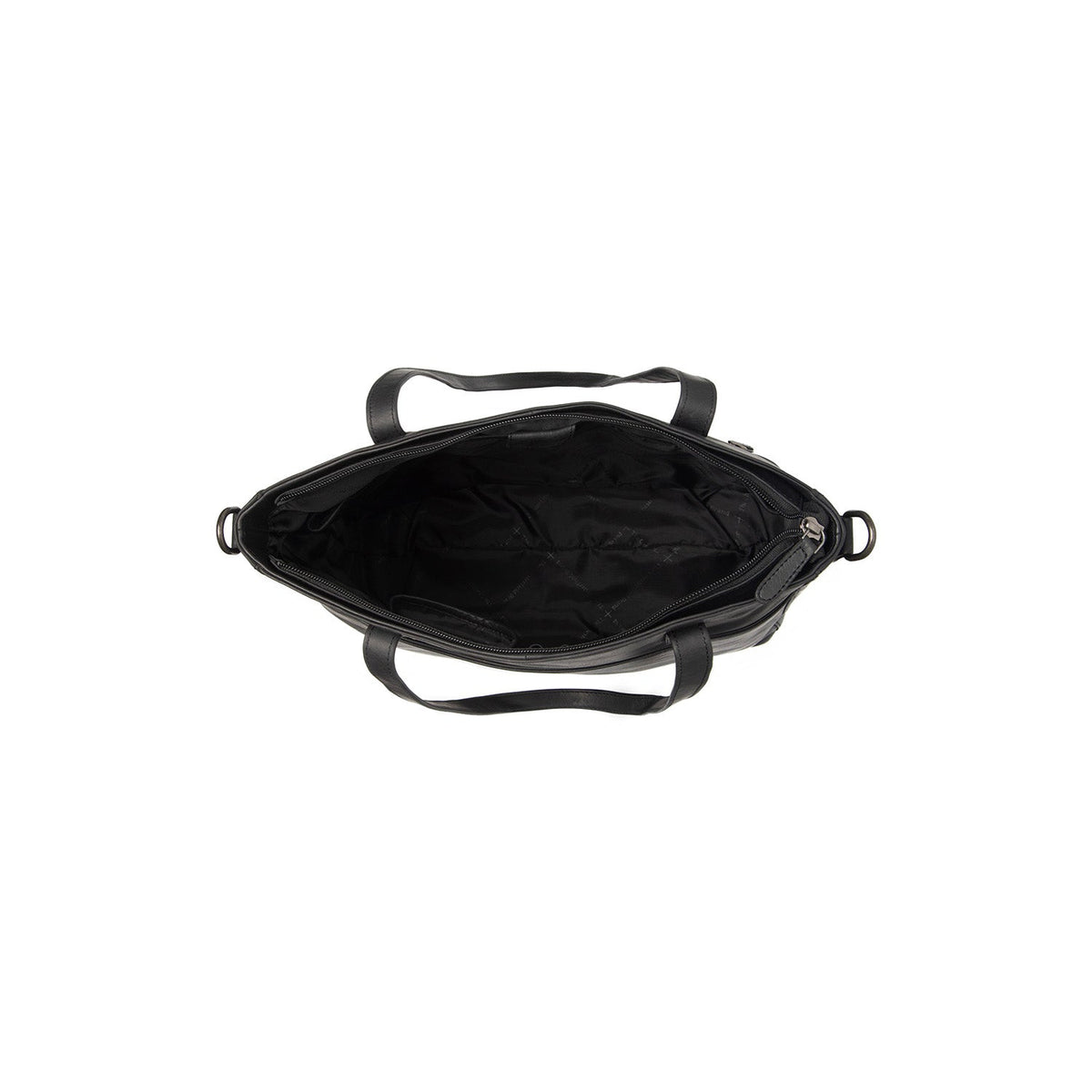 
Pohled na podšívku Showing Dedicated Padded Laptop Sleeve & Multi-Compartment Organization