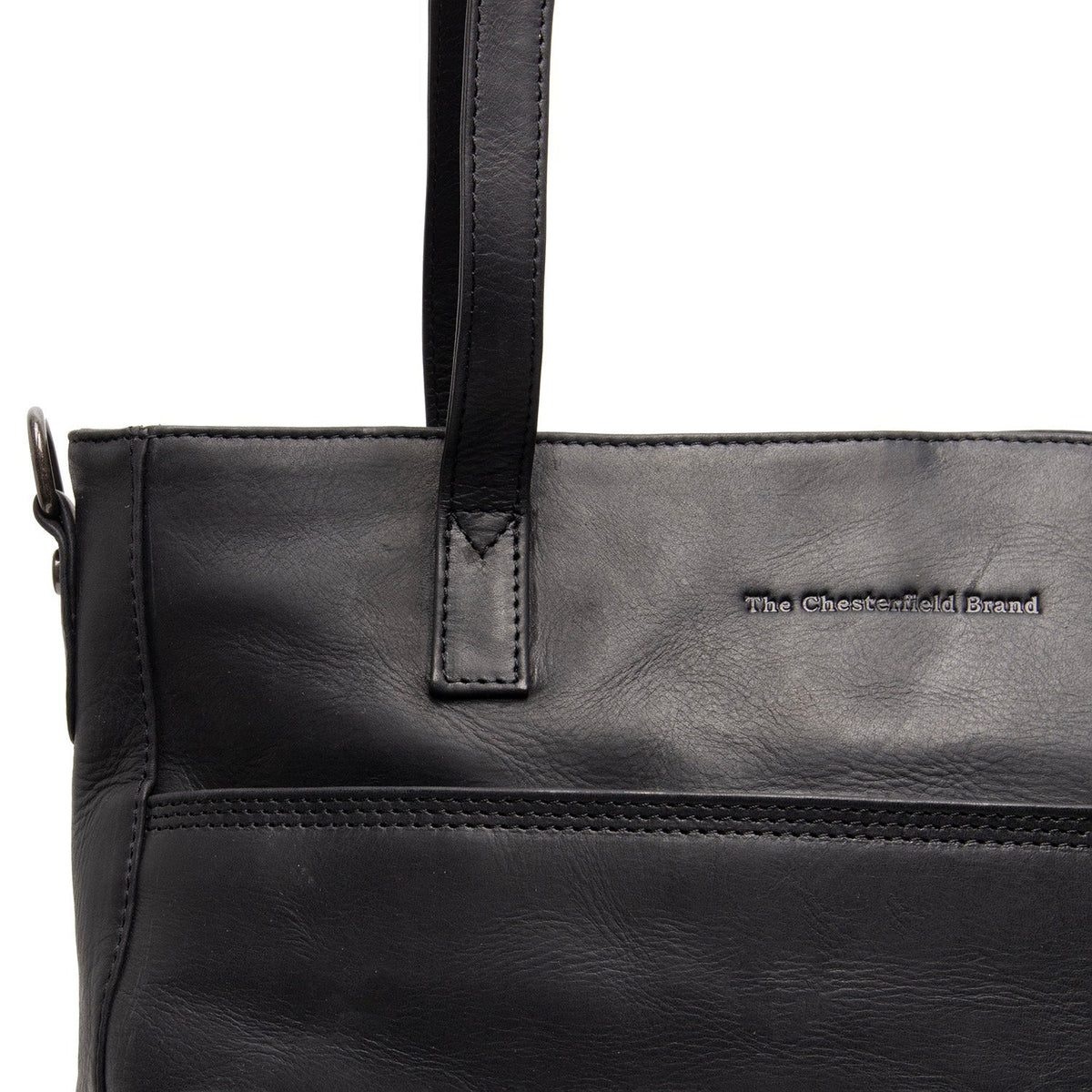 
Classic 100% Full-Grain leather Bag - Zadní pohled se zesílenými koženými popruhy