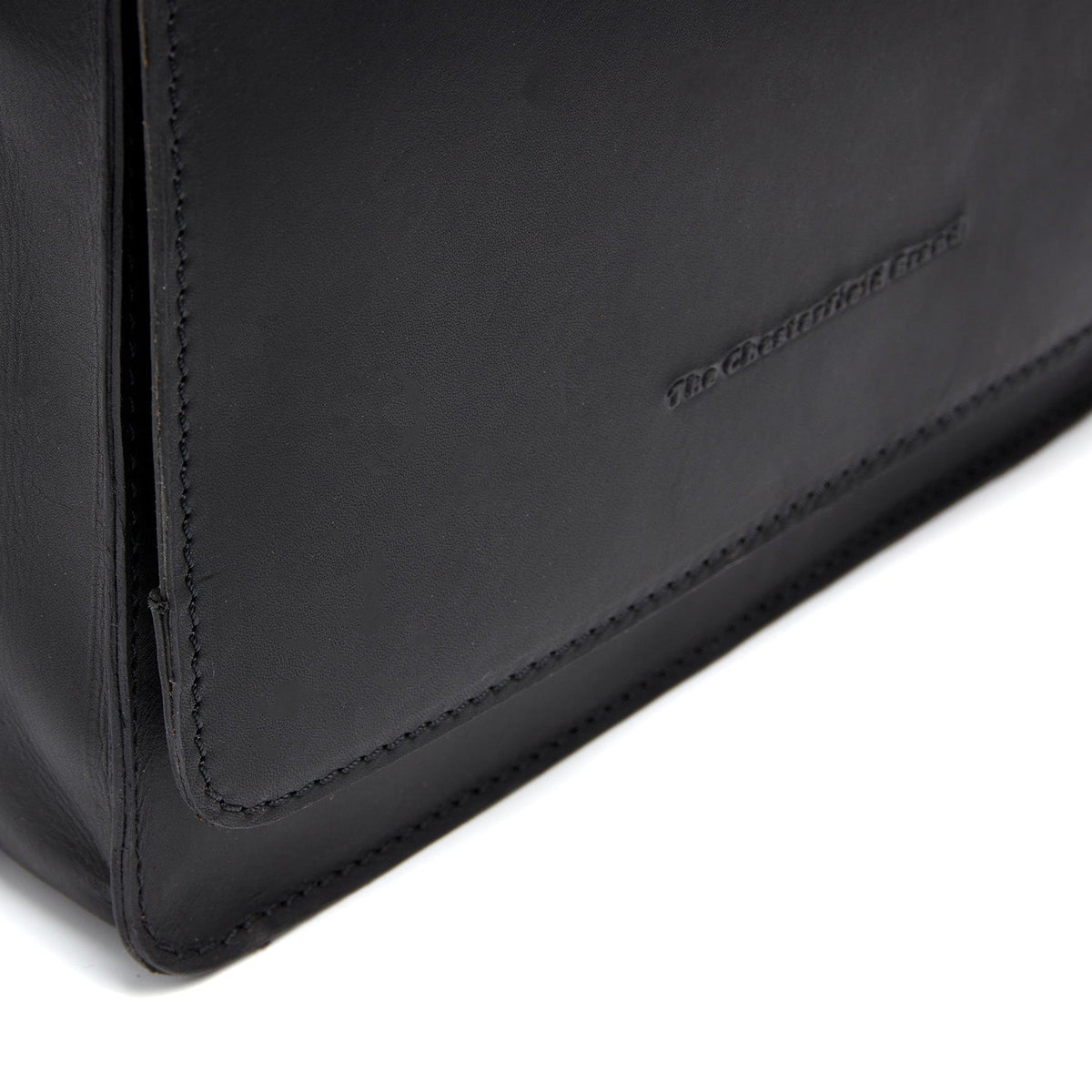 
Classic 100% Full-Grain leather Bag - Zadní pohled se zesílenými koženými popruhy