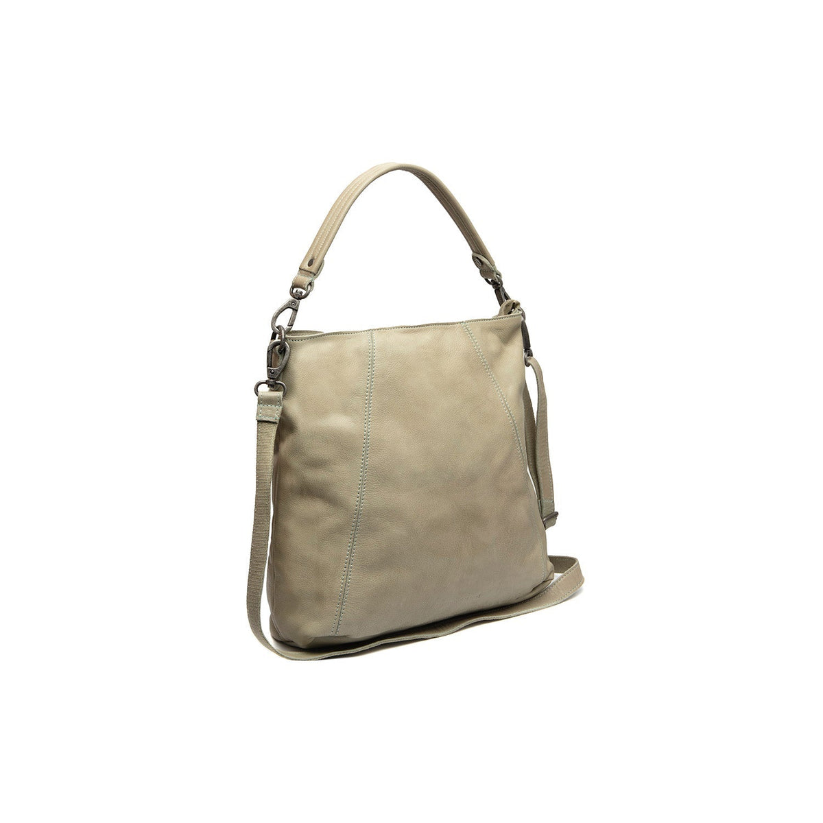 Sintra Full-Grain Leather Shoulder Bag ze 100% klasické plnolícové kůže - Full Exterior Přední pohled a přiléhavá silueta | Koupit online
