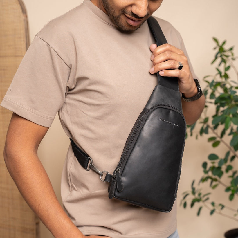 Leather Sling Bag Bowey dámská