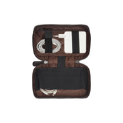 Tailored Rib Cuffs &amp; Hem Craftsmanship Construction Detail on Leather Tech-Organizer Ardan