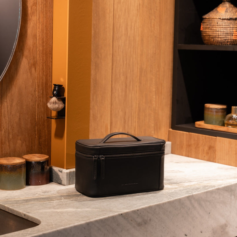 Limone Full-Grain Leather Toiletry Bag dámská