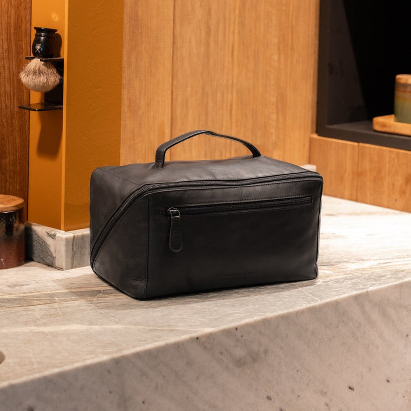 Trevia Full-Grain Leather Toiletry Bag dámská