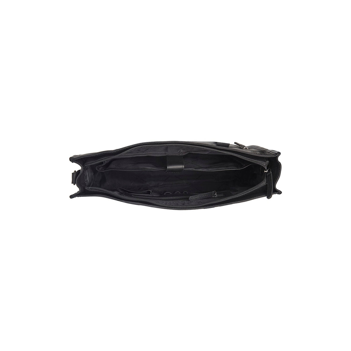 Interior View Showing Dedicated Padded Laptop Sleeve &amp; Multi-Compartment Organization