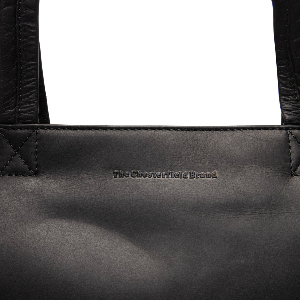 
Classic 100% Full-Grain leather Bag - Zadní pohled se zesílenými koženými popruhy