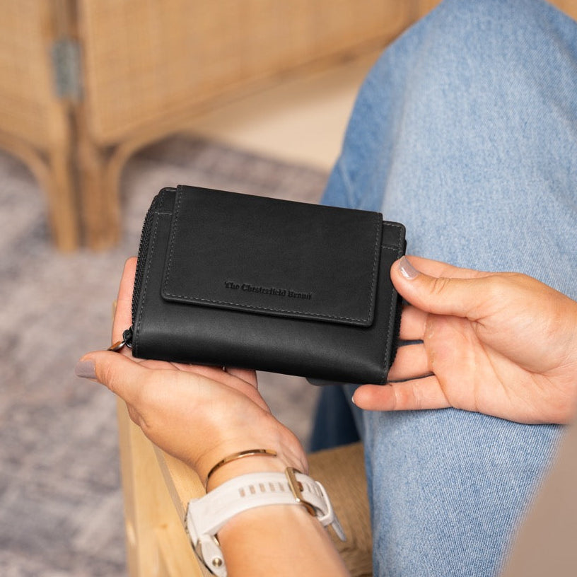 Ascot Full-Grain Leather Wallet dámská