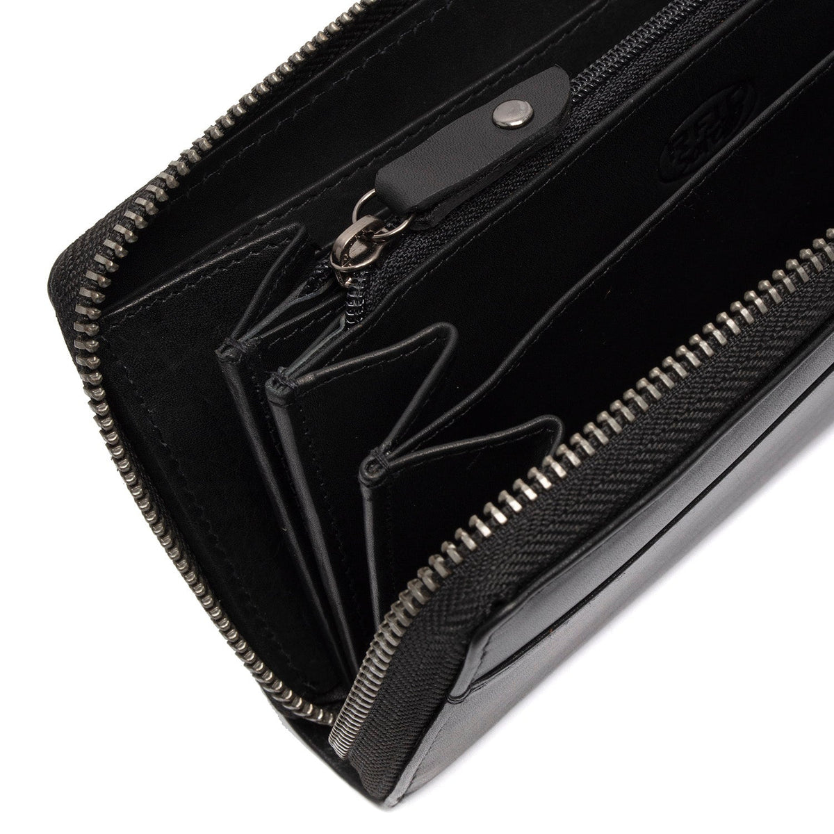 
Classic 100% Full-Grain leather Wallet - Zadní pohled se zesílenými koženými popruhy