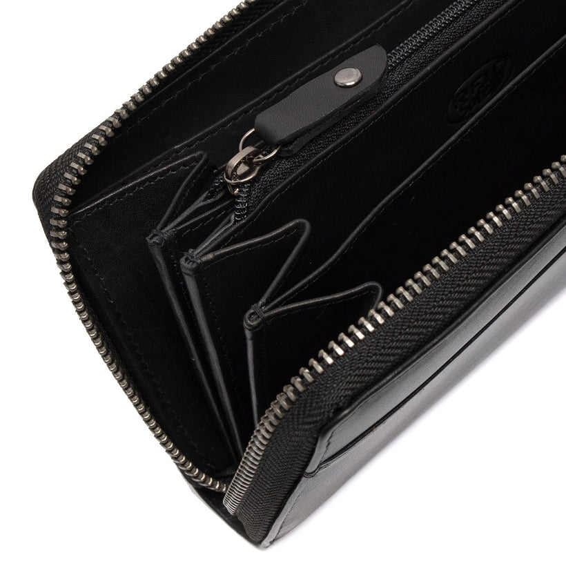 Livorno Full-Grain Leather Wallet dámská