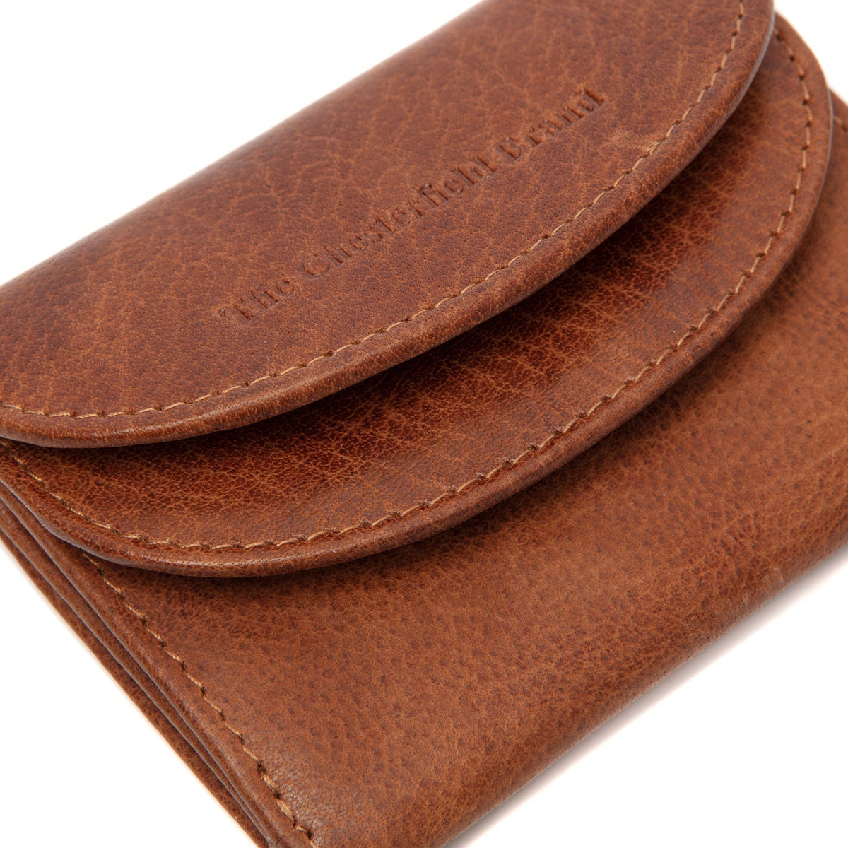 Cognac Leather Wallet Newton, detail view 1