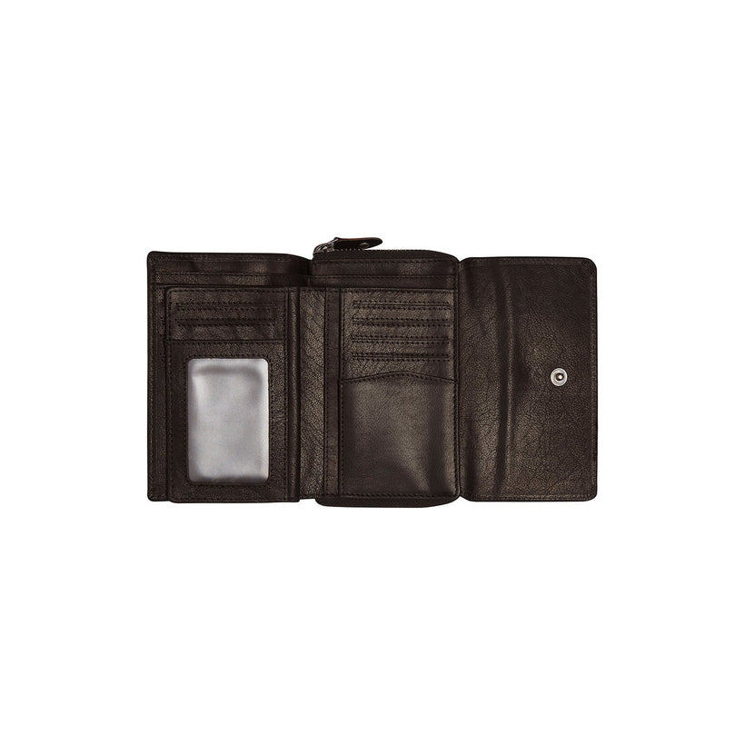 Rhodos Full-Grain Leather Wallet dámská