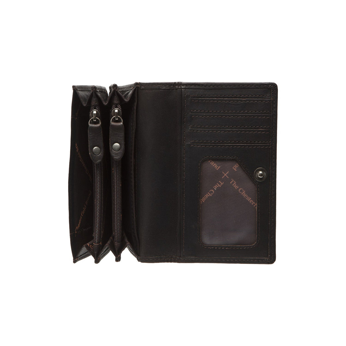 
Classic 100% Full-Grain leather Wallet - Zadní pohled se zesílenými koženými popruhy