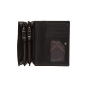 
Classic 100% Full-Grain leather Wallet - Zadní pohled se zesílenými koženými popruhy