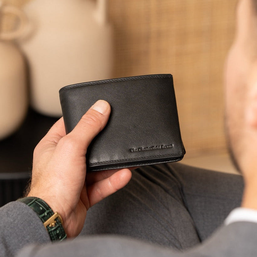 Stephens Full-Grain Leather Wallet pánská