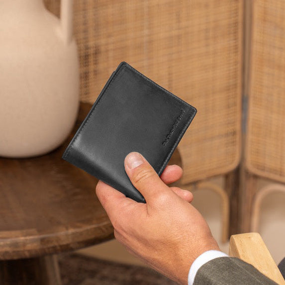 Walid Full-Grain Leather Wallet pánská