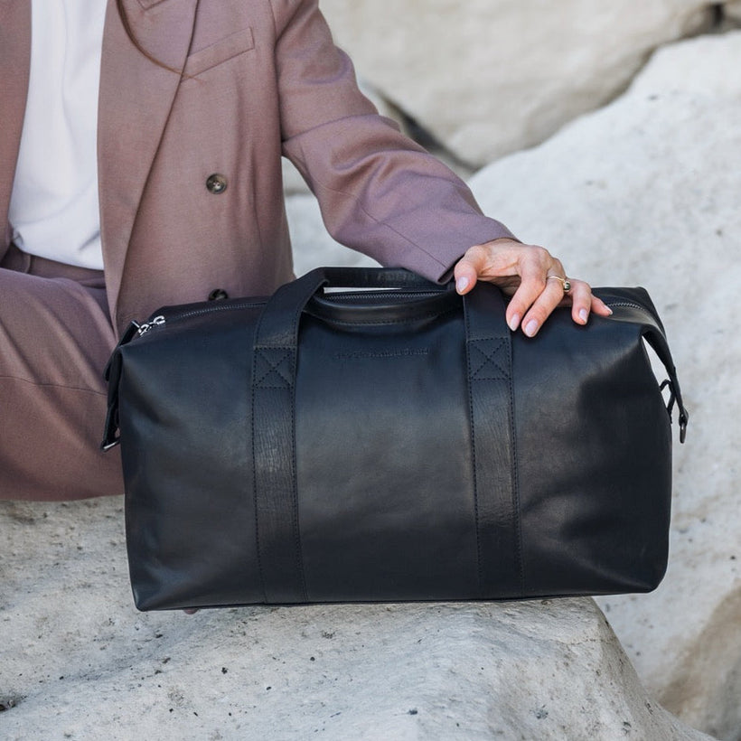 Conor Full-Grain Leather Weekender Bag dámská