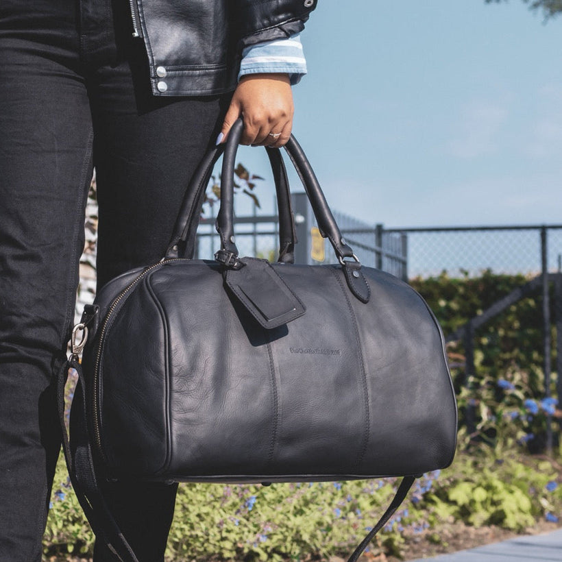 Liam Full-Grain Leather Weekender Bag dámská
