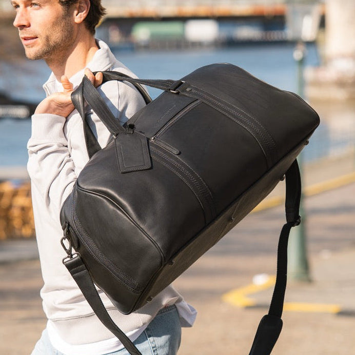 Rivaro Full-Grain Leather Weekender Bag dámská