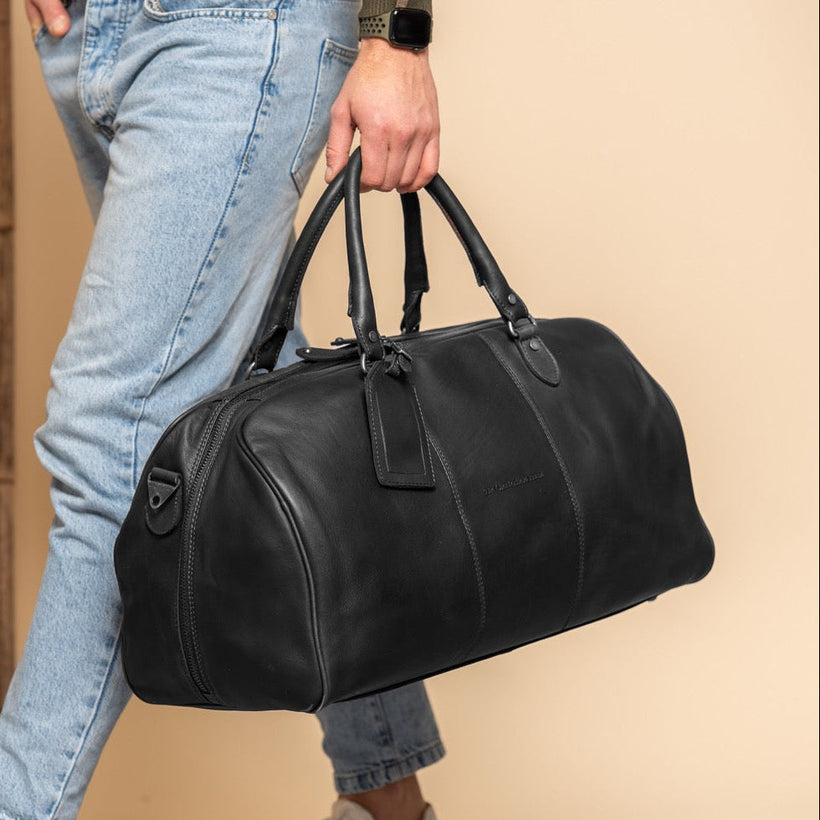 William Full-Grain Leather Weekender Bag dámská
