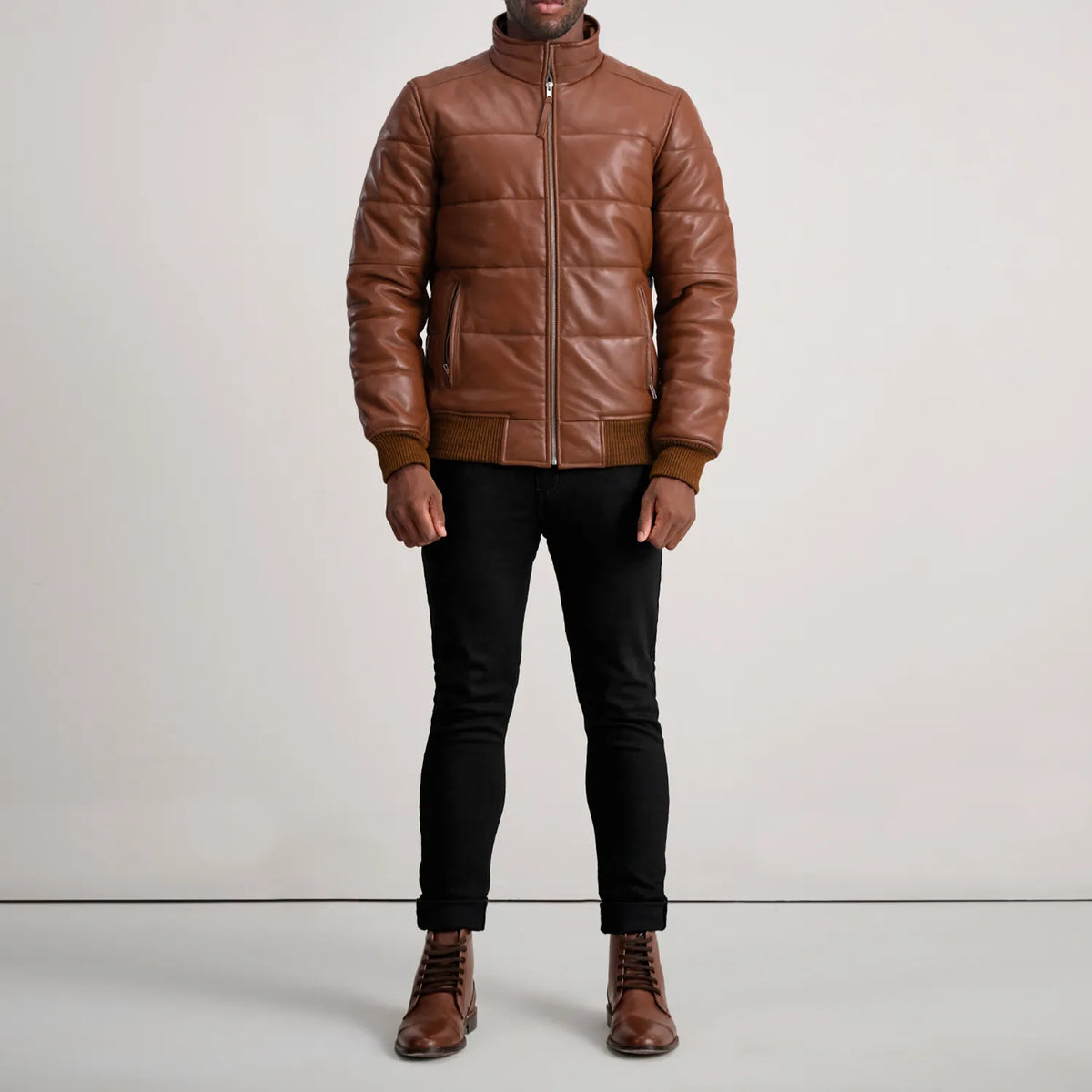 
Lucas Kožená bomber bunda pro Pány – alternate product view 3