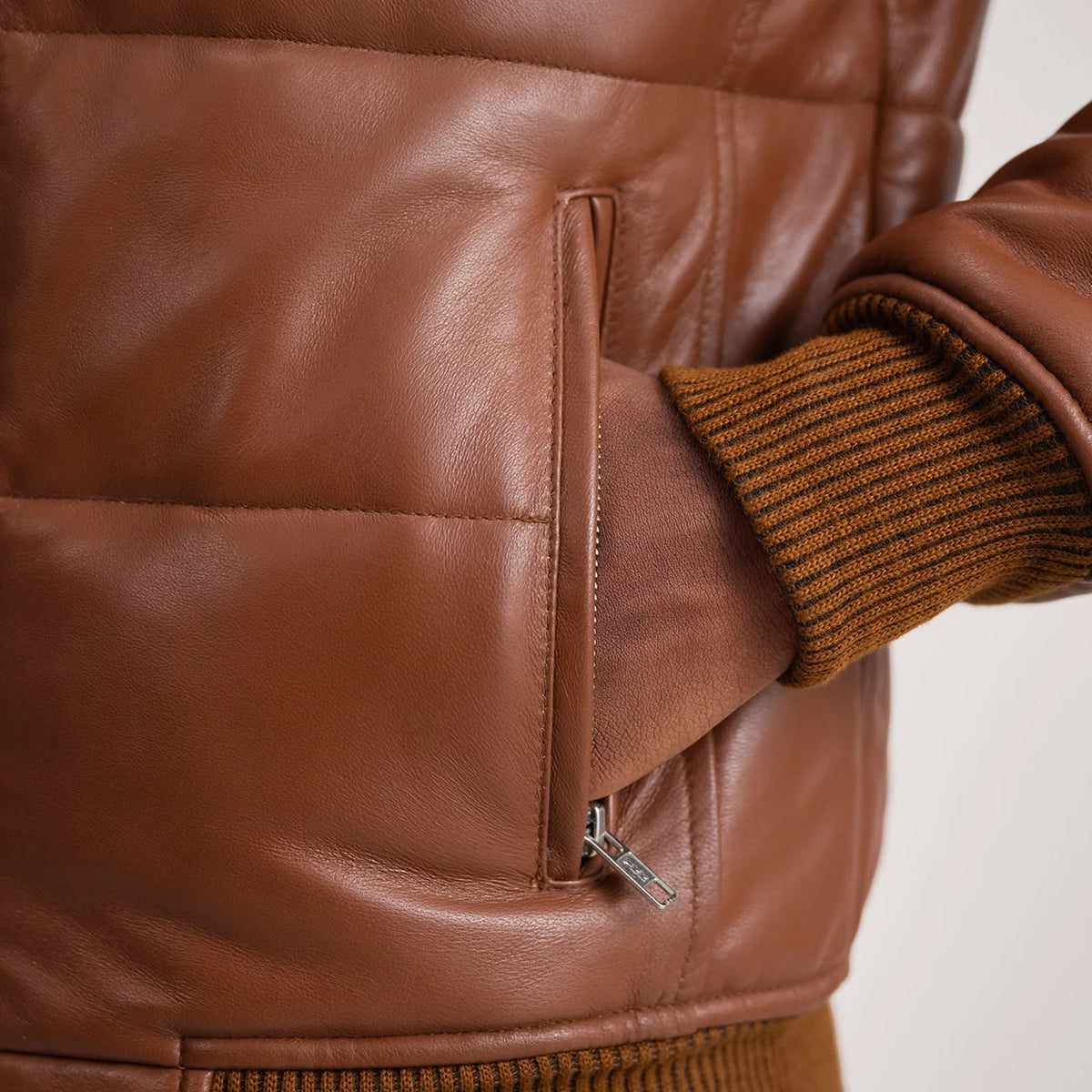 
Lucas Kožená bomber bunda pro Pány – alternate product view 6