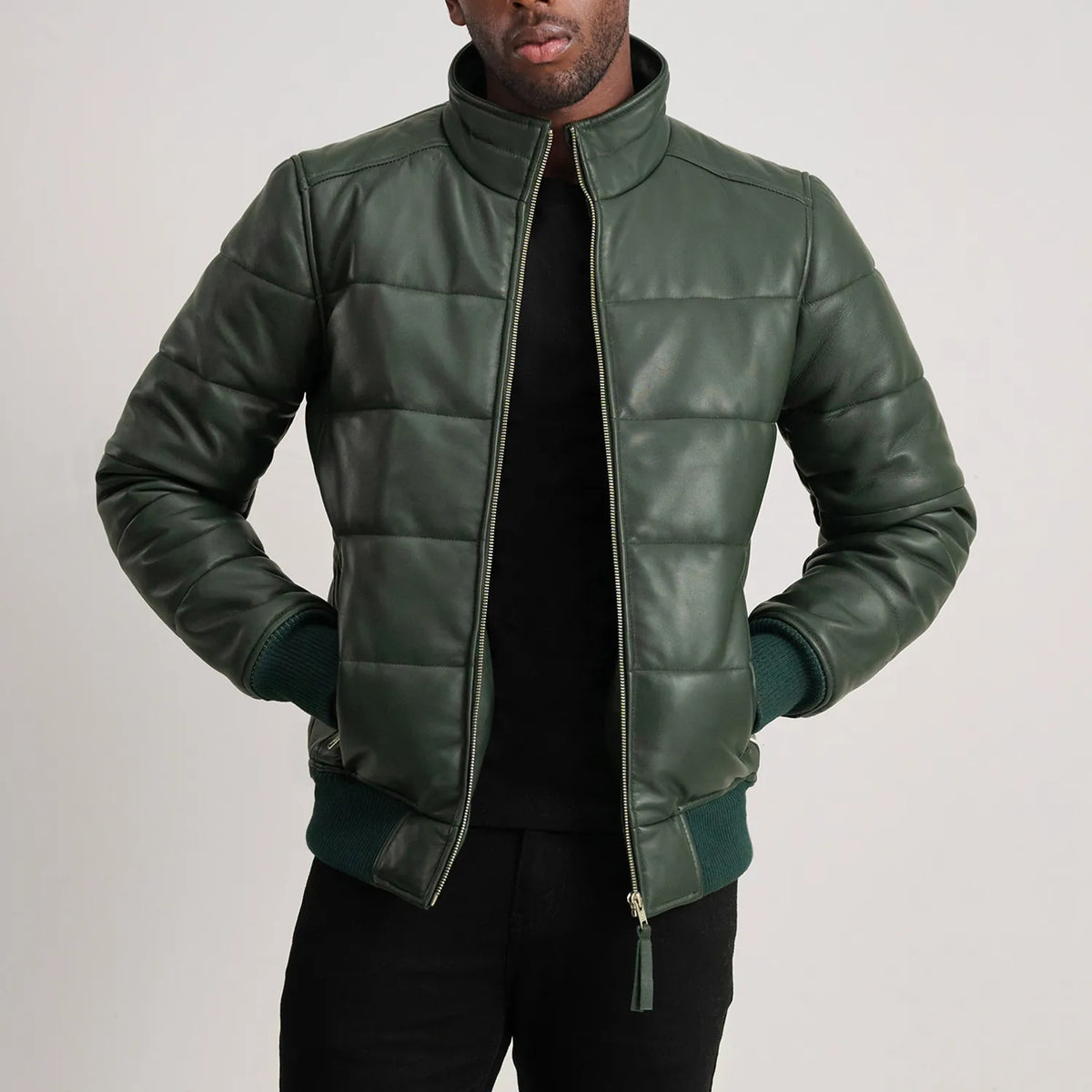 
Lucas Kožená bomber bunda pro Pány – alternate product view 1