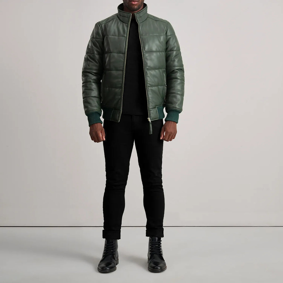 
Lucas Kožená bomber bunda pro Pány – alternate product view 3