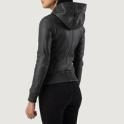 
Luna Hooded Kožená bomber bunda pro Dámy – alternate product view 5