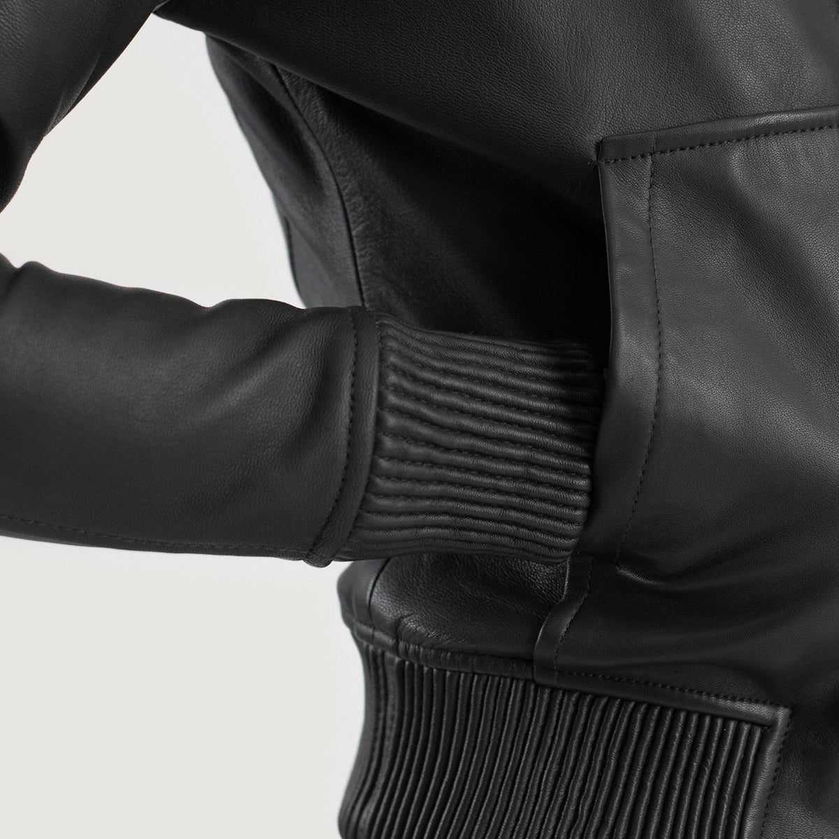 
Luna Hooded Kožená bomber bunda pro Dámy – alternate product view 6