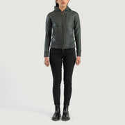 
Luna Hooded Kožená bomber bunda pro Dámy – alternate product view 3