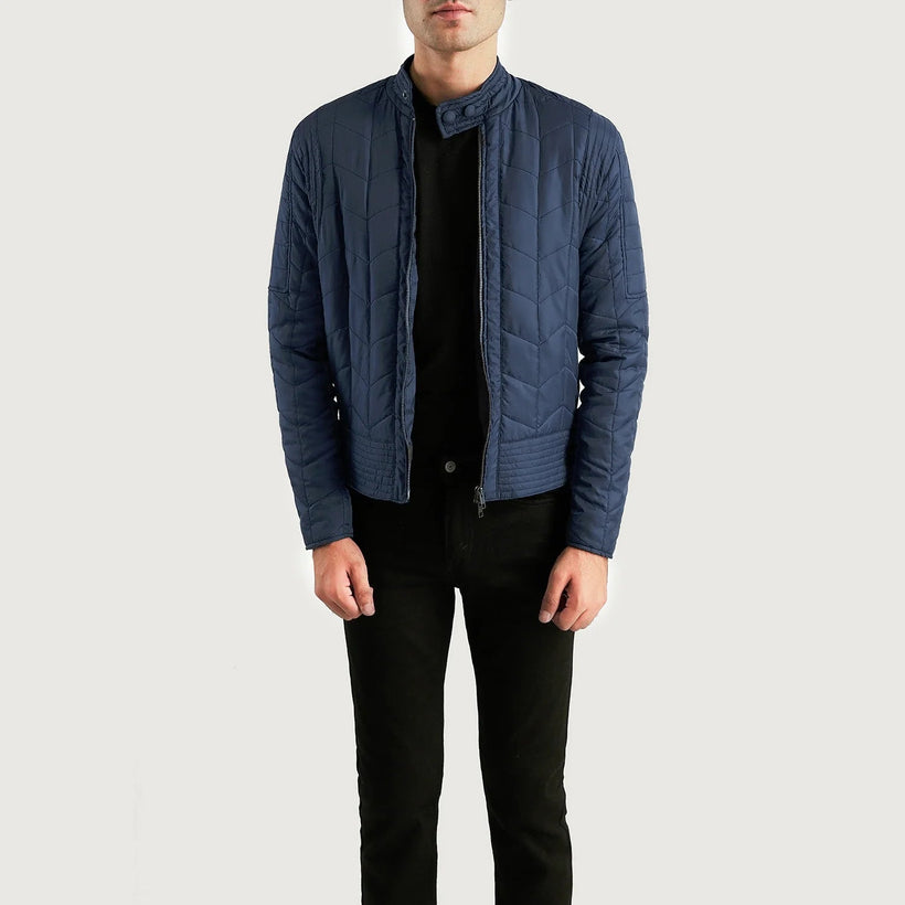 Nyle Quilted Windbreaker Kožená bunda pánská