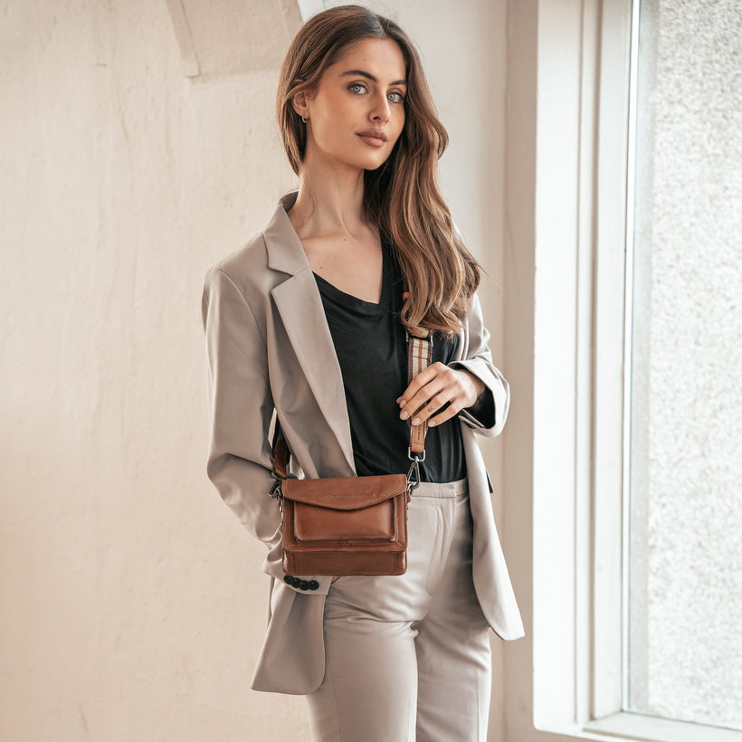 Beige Shoulder Strap dámská