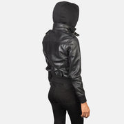 
Roslyn Hooded Kožená bomber bunda pro Dámy – alternate product view 5