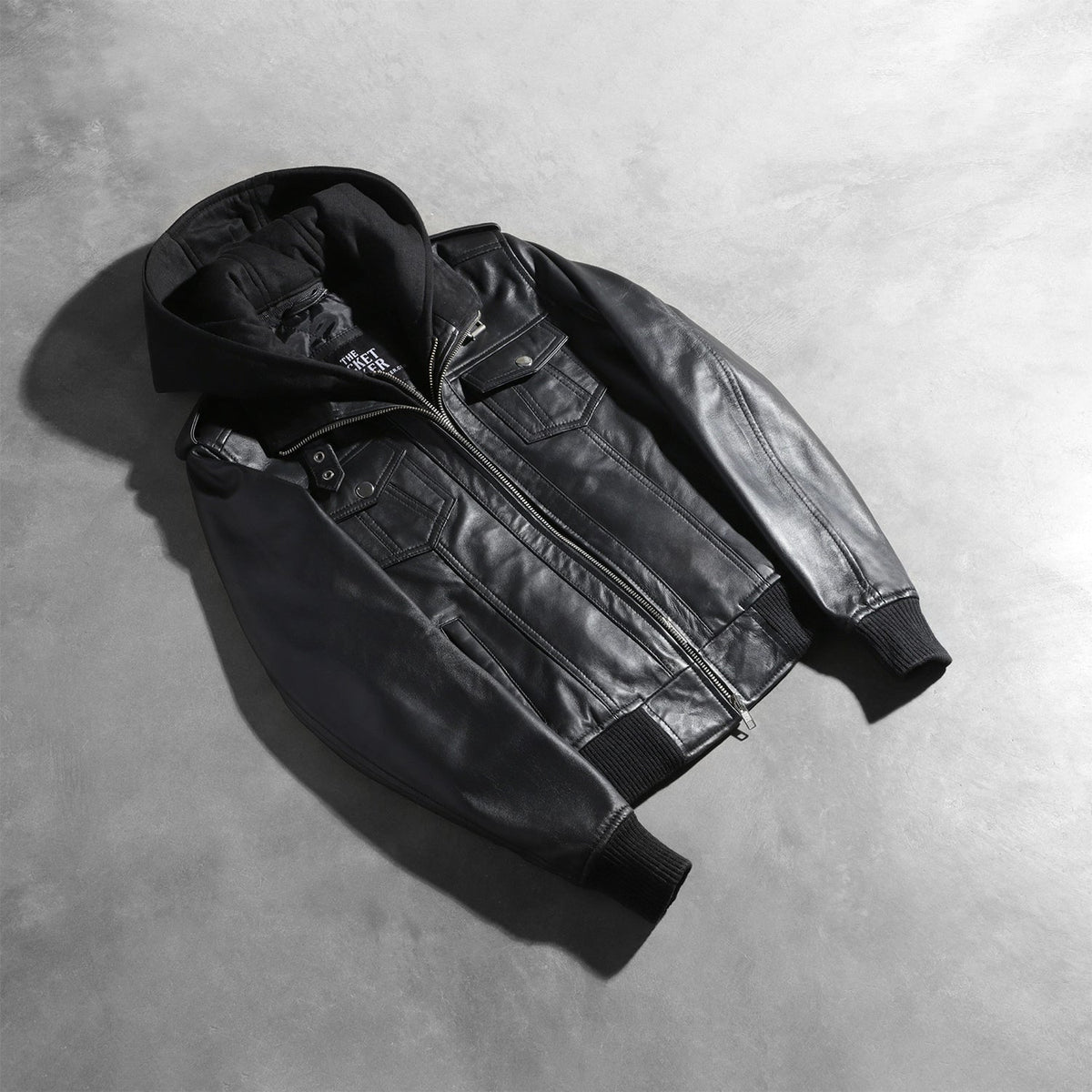 
Roslyn Hooded Kožená bomber bunda pro Dámy – alternate product view 7