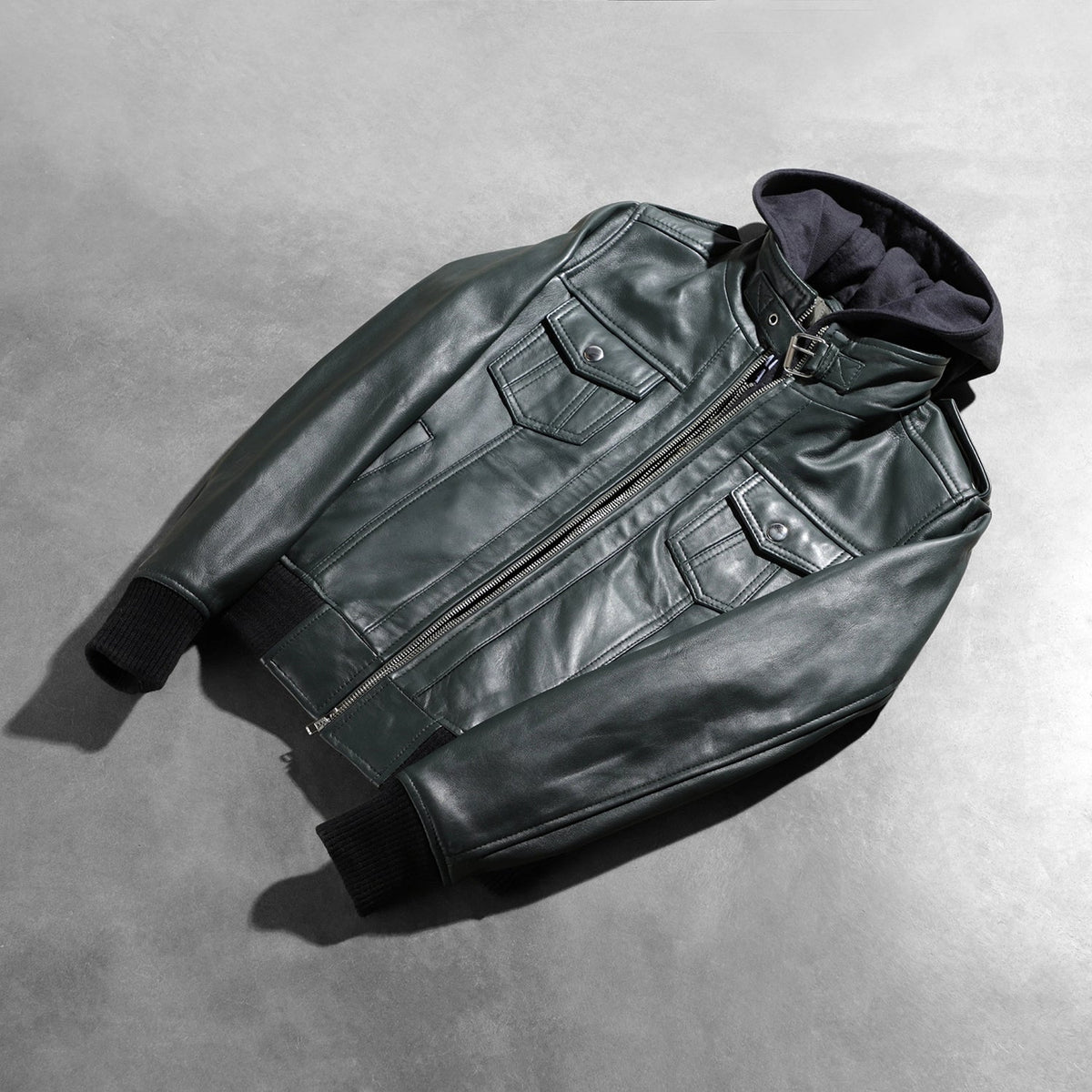 
Roslyn Hooded Kožená bomber bunda pro Dámy – alternate product view 8