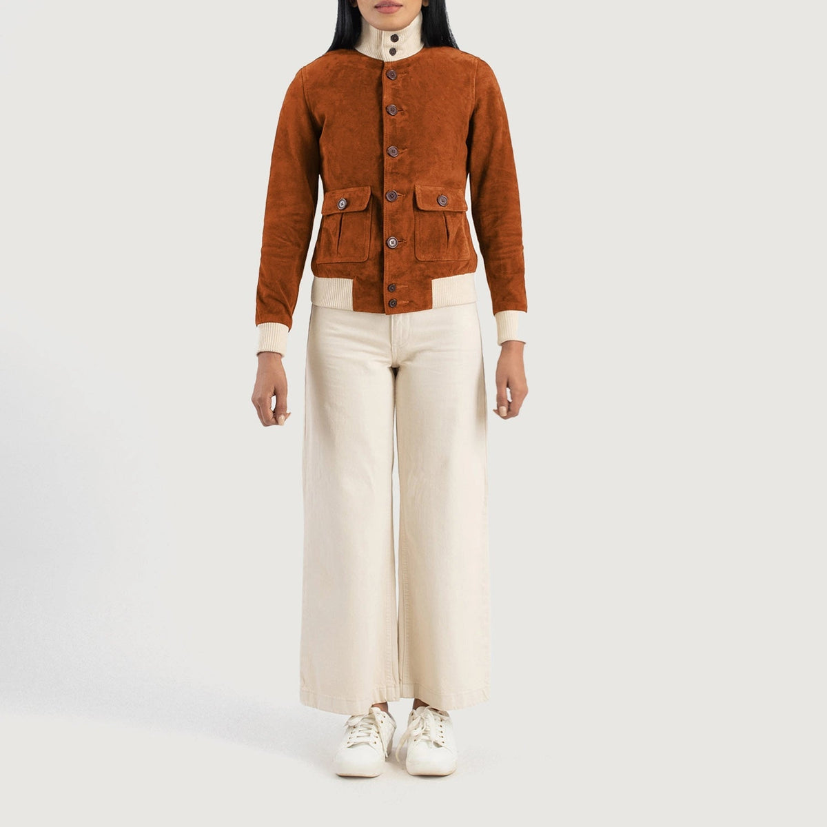 
Sasha A1 Kožená bomber bunda pro Dámy – alternate product view 3