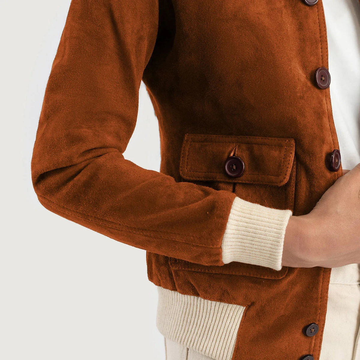 
Sasha A1 Kožená bomber bunda pro Dámy – alternate product view 6