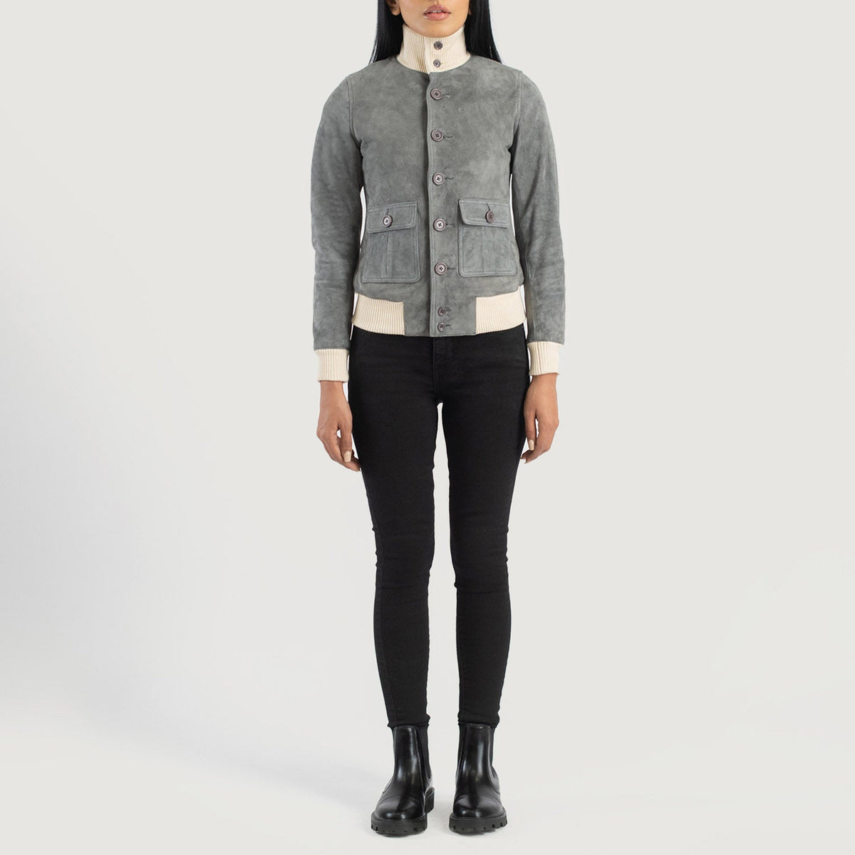 
Sasha A1 Kožená bomber bunda pro Dámy – alternate product view 3
