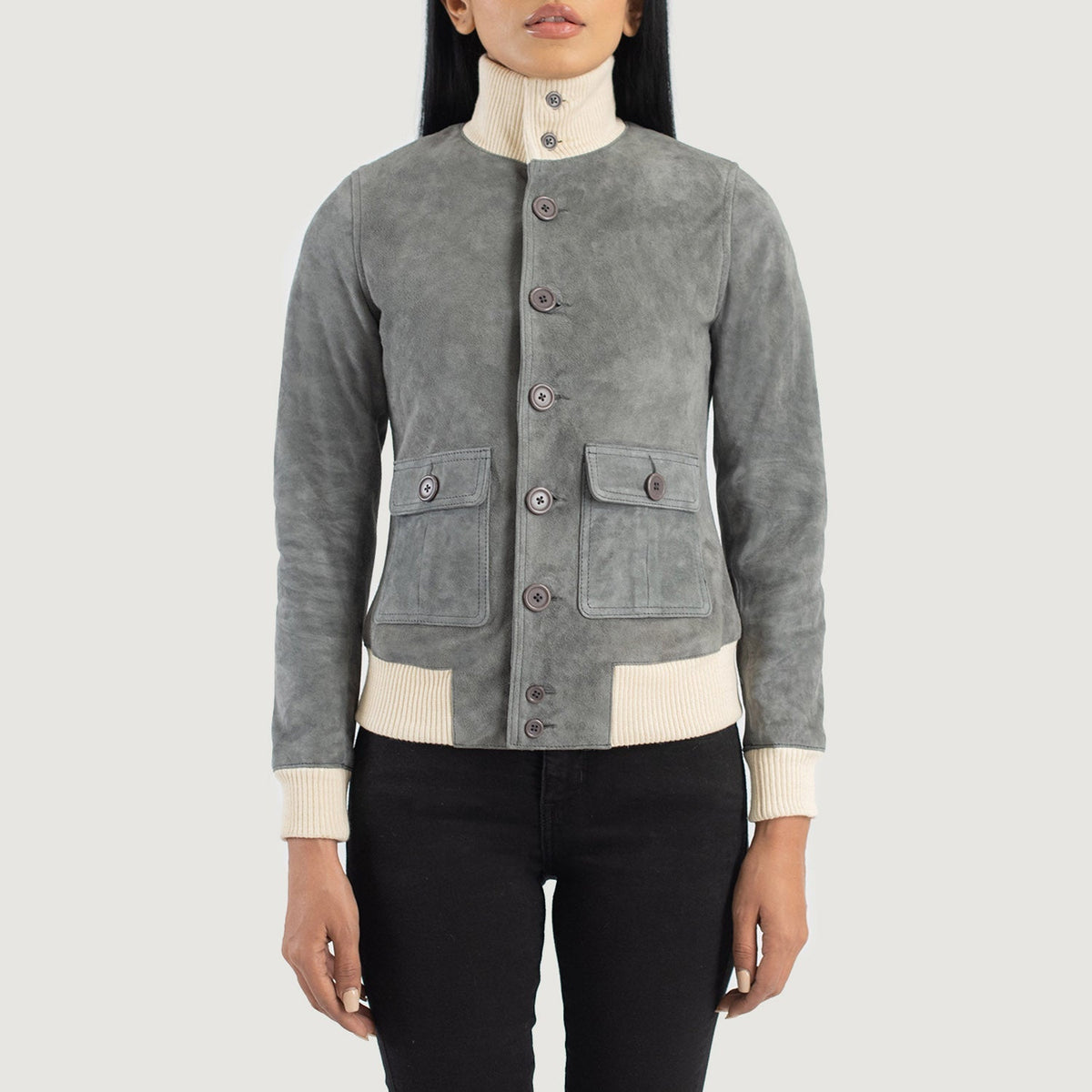 
Sasha A1 Kožená bomber bunda pro Dámy – alternate product view 4