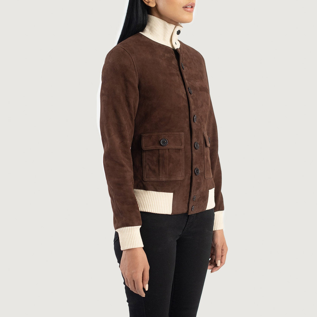 
Sasha A1 Kožená bomber bunda pro Dámy – alternate product view 2