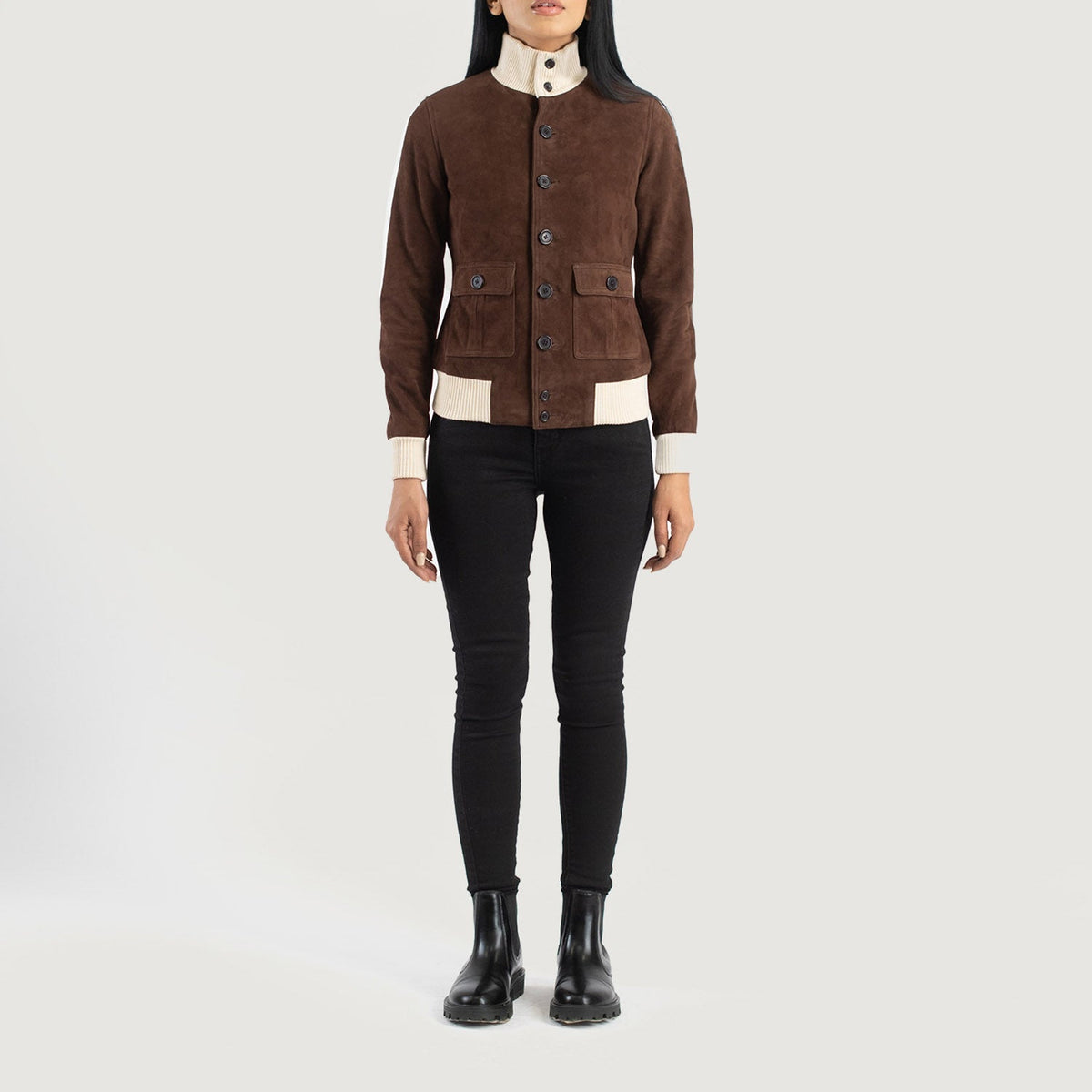 
Sasha A1 Kožená bomber bunda pro Dámy – alternate product view 3